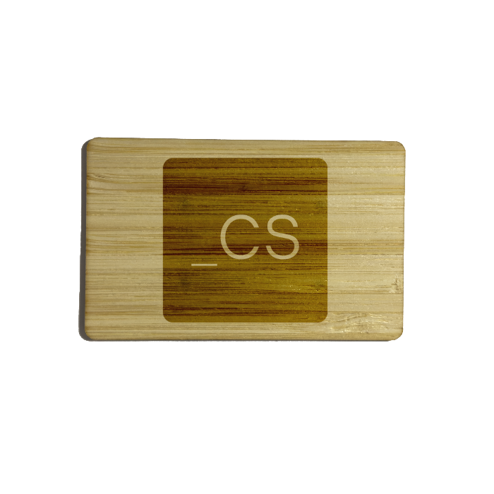 Custom Bamboo Card